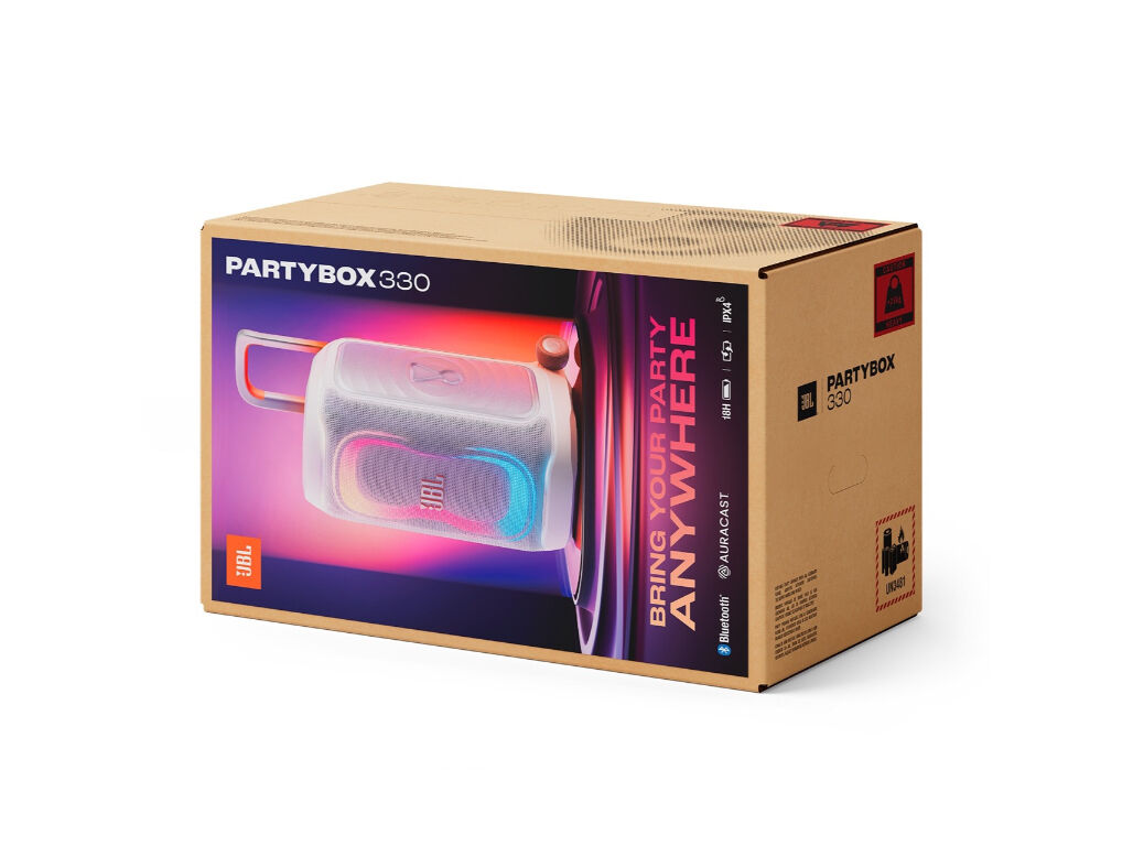 COLUNA JBL PARTYBOX 330 BRANCO image number 12