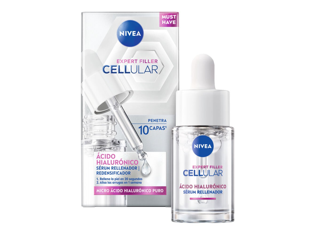 SERUM NIVEA CELLULAR &Aacute;CIDO HIALUR&Oacute;NICO 15ML image number 0