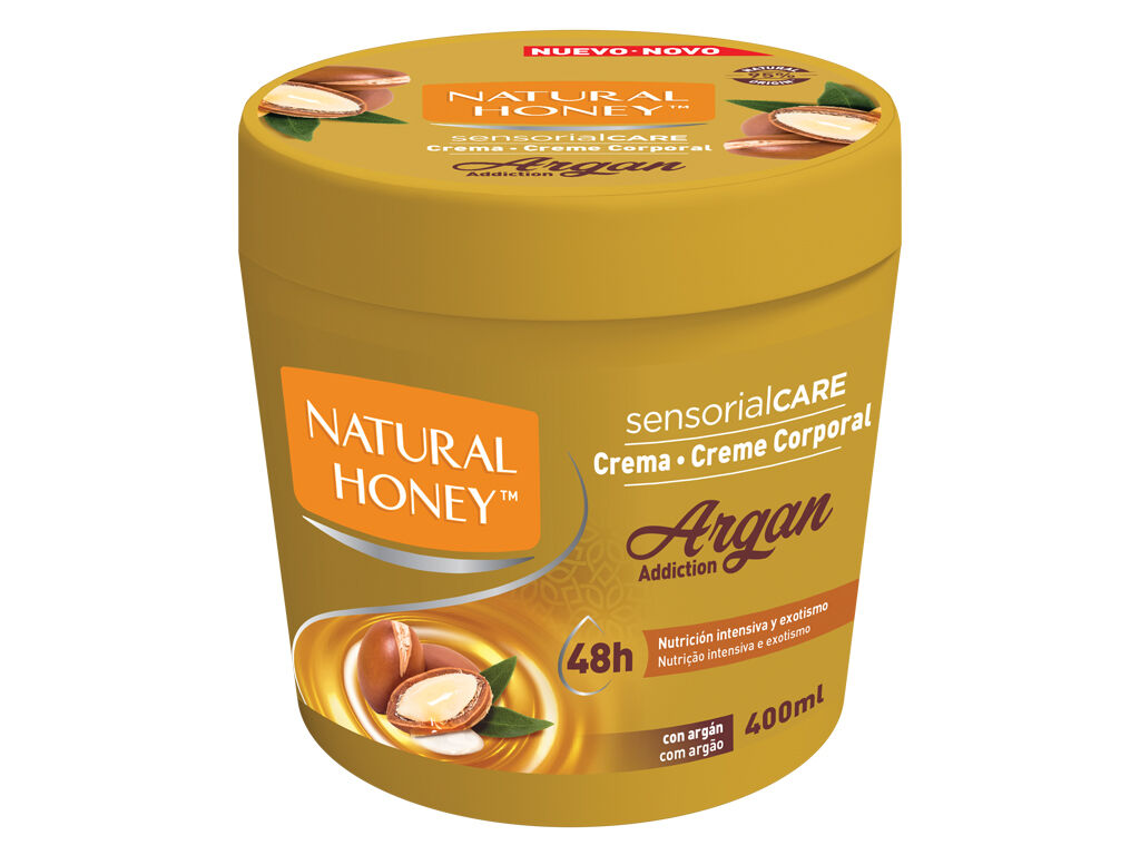 CREME DE CORPO ARG&Atilde;O NATURAL HONEY 400ML image number 0