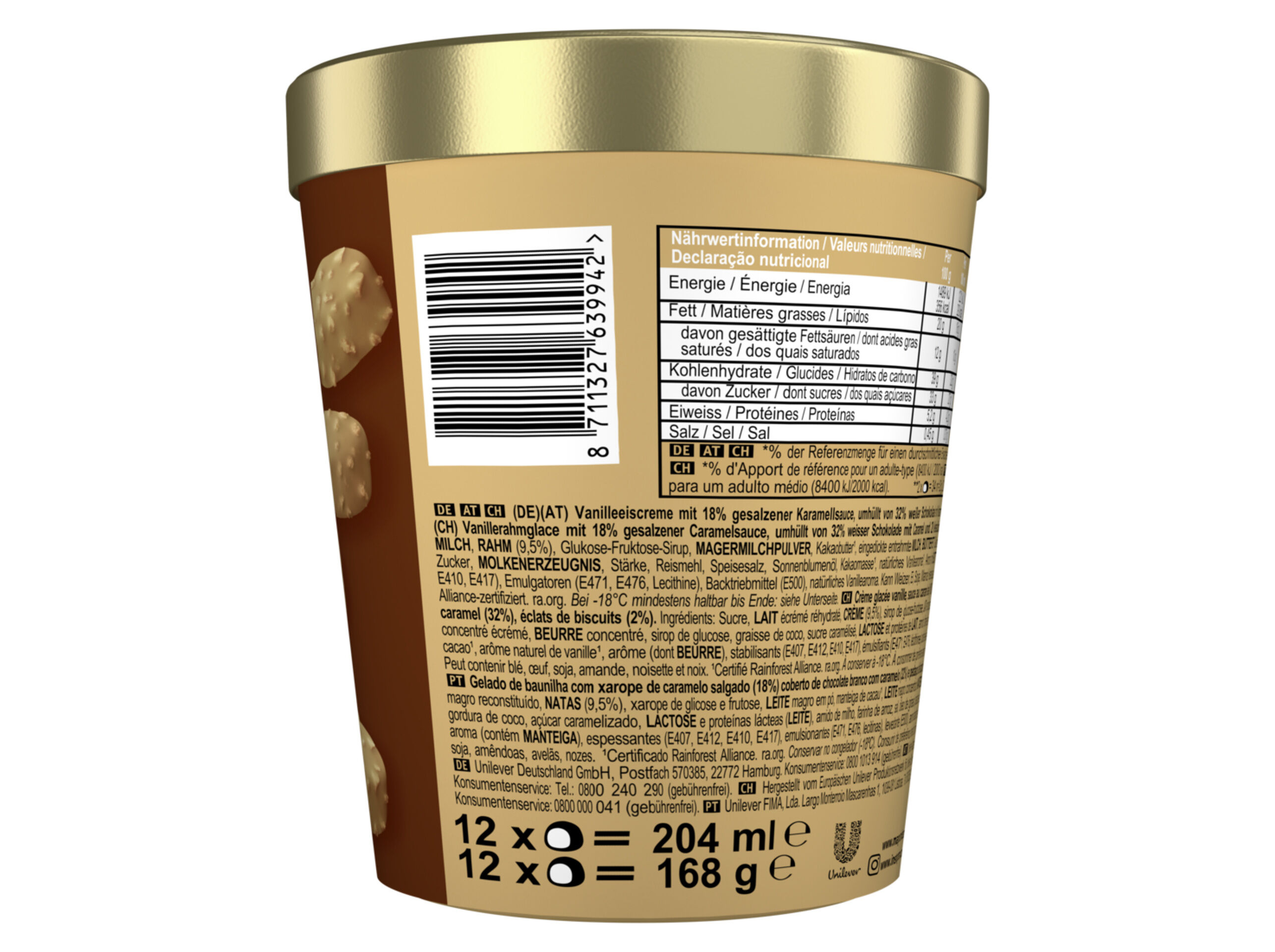 GELADO MAGNUM BOMBONS BILLIONAIRE 12X17ML image number 1