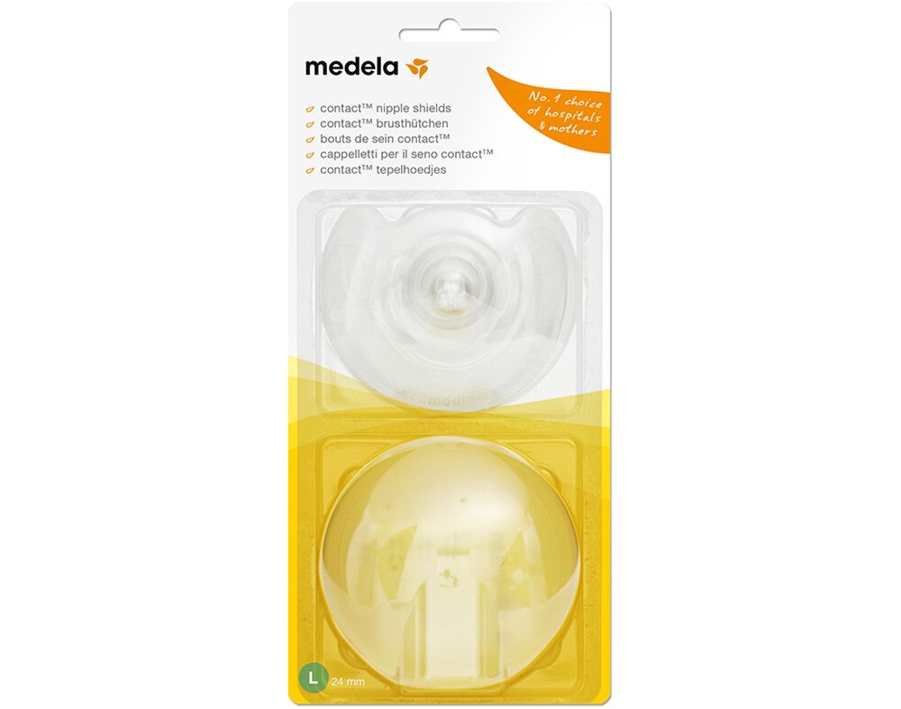 MAMILOS MEDELA CONTACT DE SILICONE TAMANHO L 1PAR
