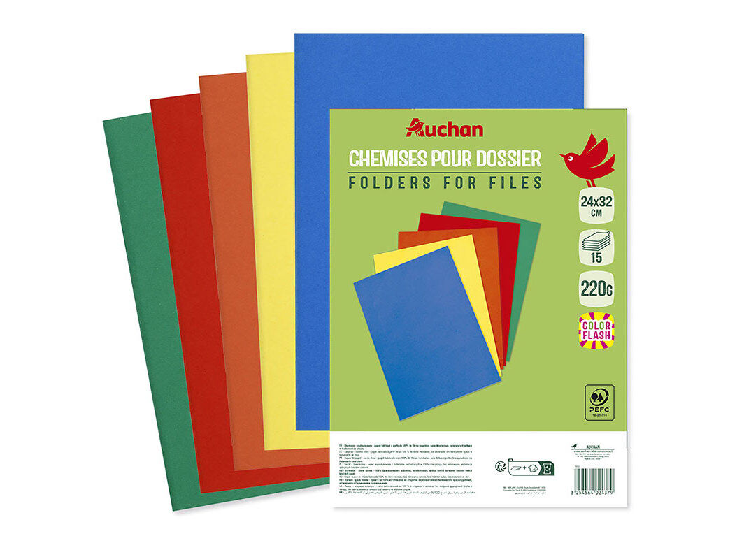 CONJUNTO 15 CAPAS CART&Atilde;O AUCHAN image number 0