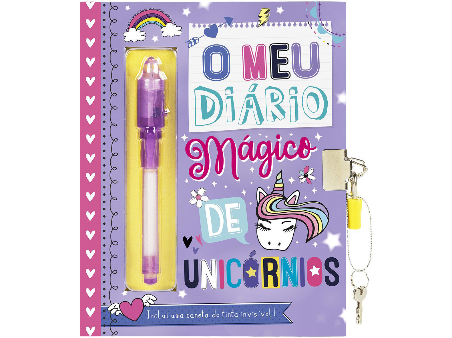 LIVRO O MEU DI&Aacute;RIO M&Aacute;GICO DE UNIC&Oacute;RNIOS image number 1