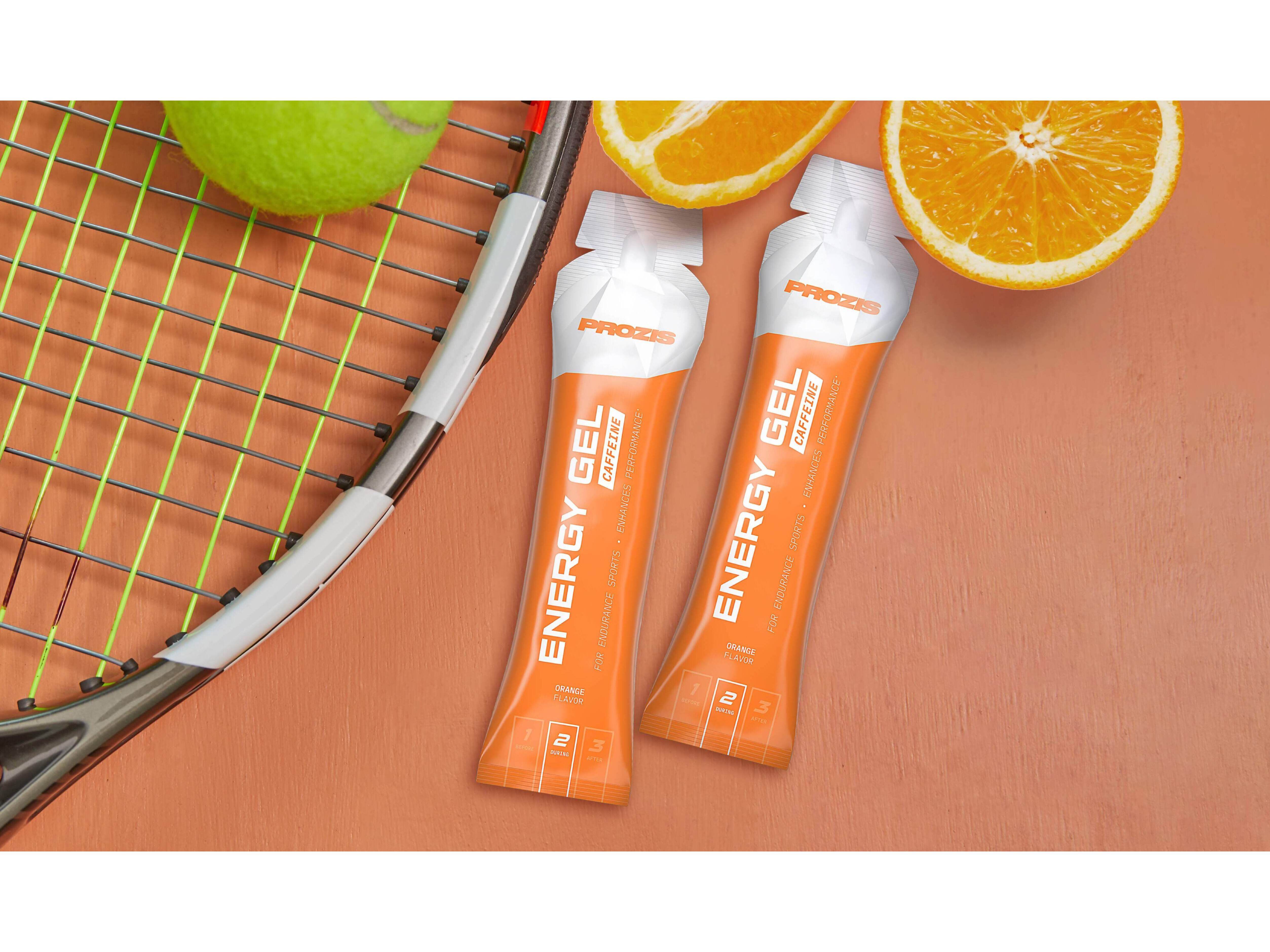 ENERGY GEL PROZIS LARANJA+ CAFFEINE 50G image number 2