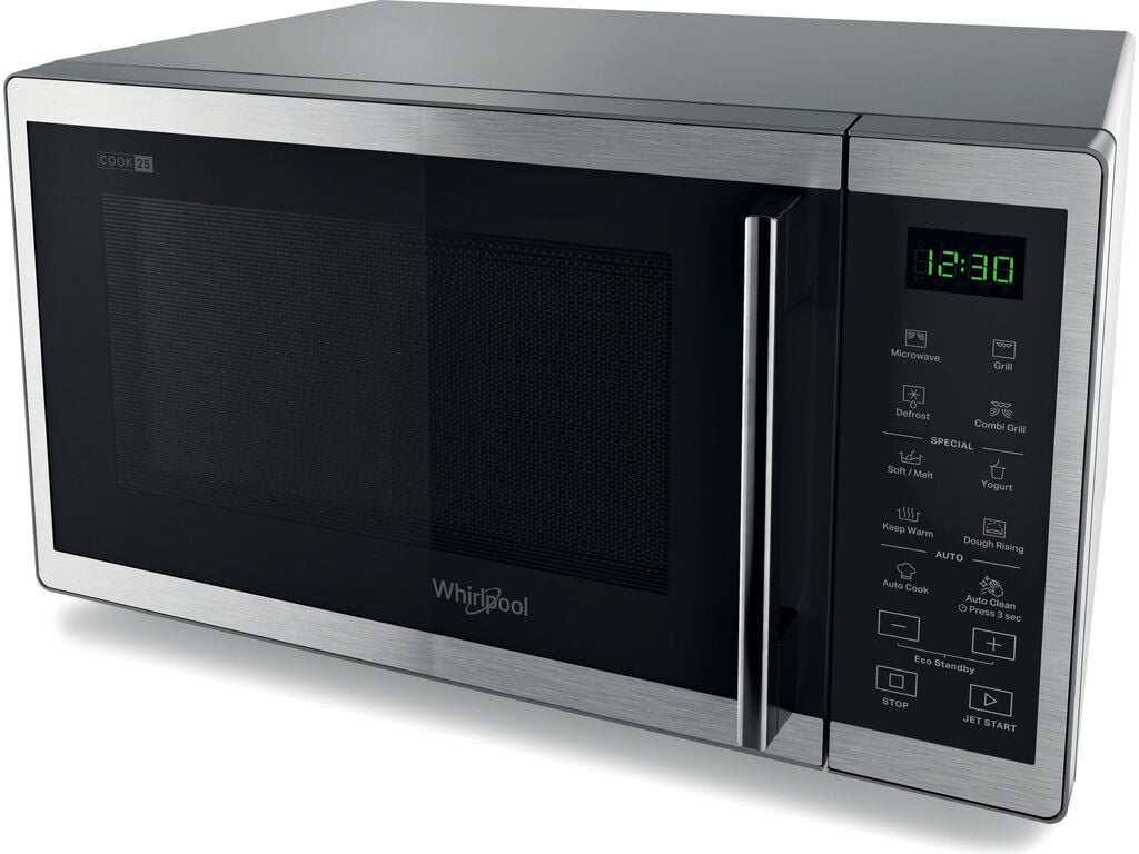 MICRO-ONDAS COM GRILL WHIRLPOOL MWP 253 SX INOX 25L 900W image number 1