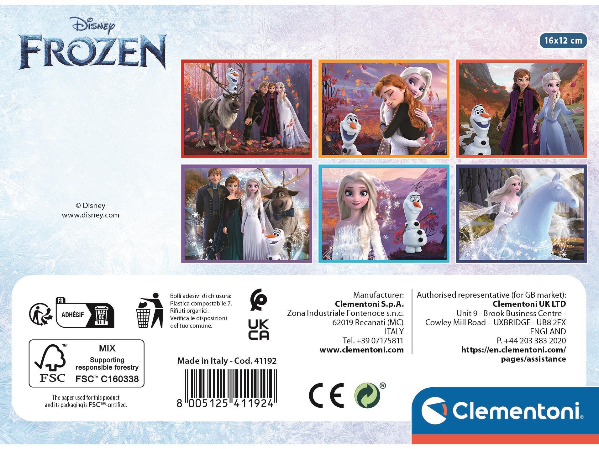 CUBOS 12 CLEMENTONI FROZEN image number 1