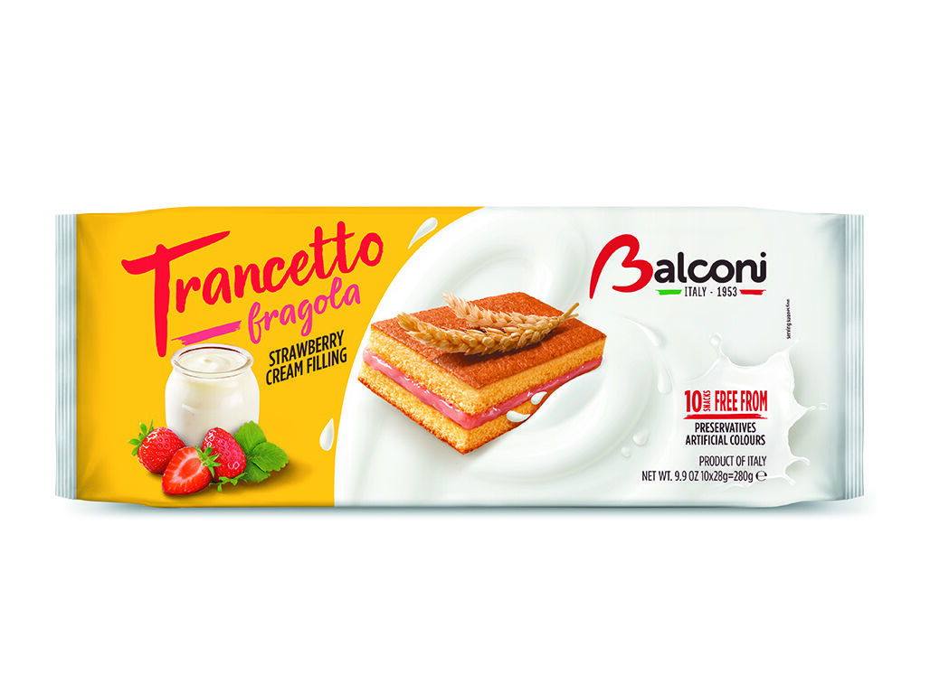 SNACKS BALCONI TRANCETTO MORANGO 280G image number 0