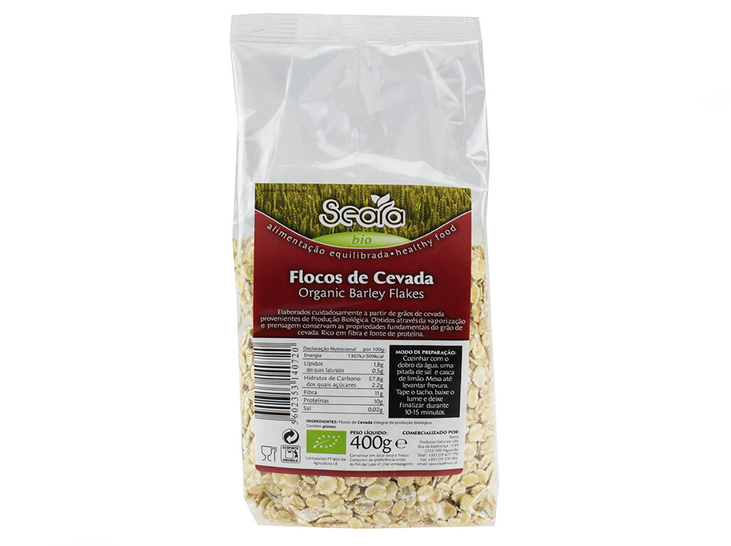 FLOCOS DE CEVADA SEARA BIO 400 G image number 0