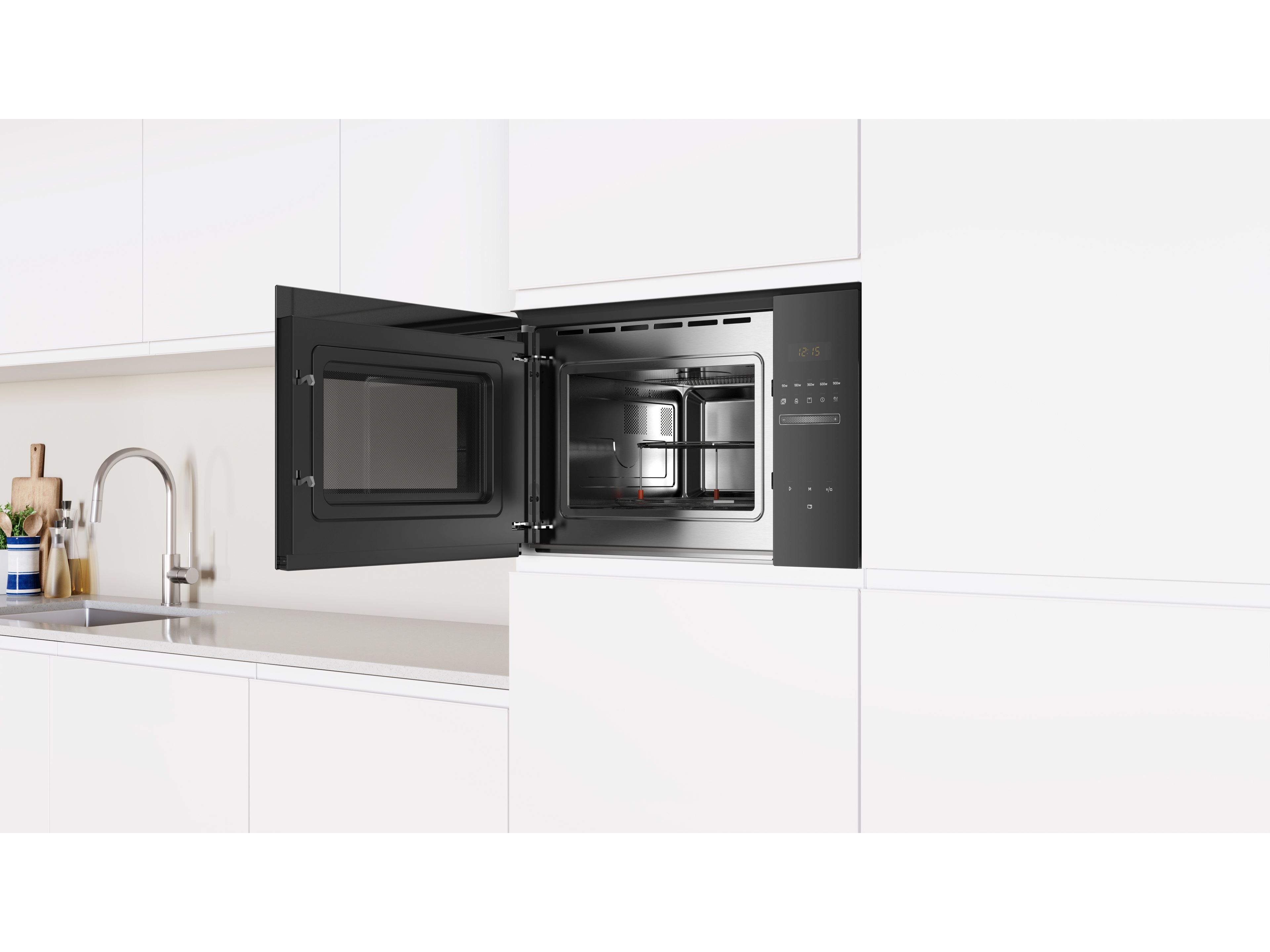 MICRO ONDAS ENCASTRE BALAY 3CG5175N2 COM GRILL 25L PRETO image number 3