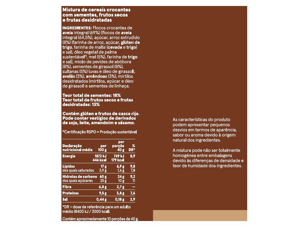 CEREAIS SALUTEM 400 G image number 1