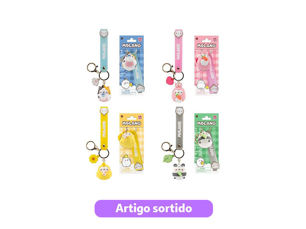 PORTA-CHAVES MOLANG ANIMAL COSTUME MODELOS SORTIDOS