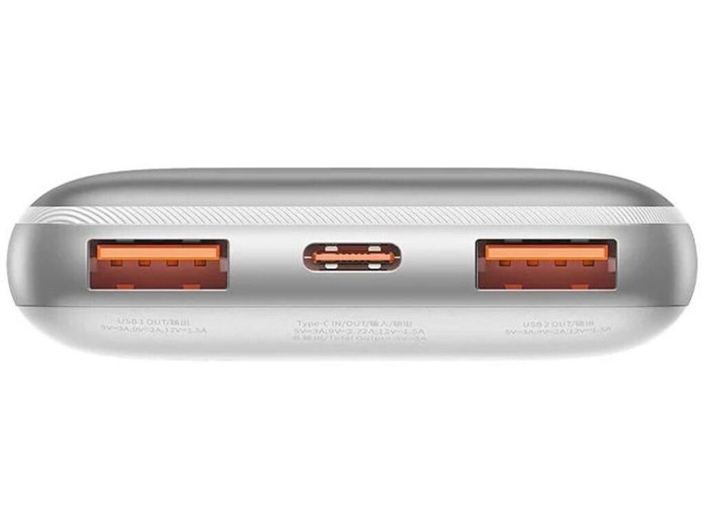 POWERBANK BASEUS BIPOW PRO 20W 10000MAH BRANCA image number 3