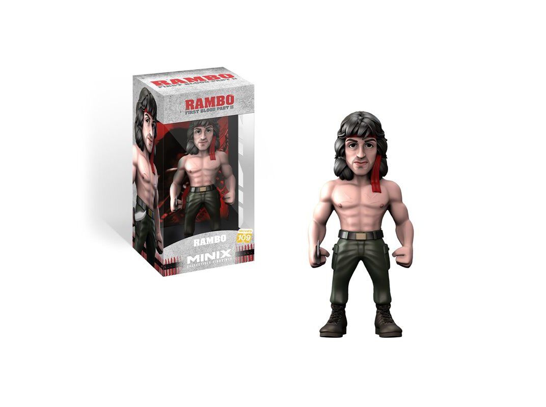 FIGURA MINIX RAMBO WITH BANDANA 12CM image number 0