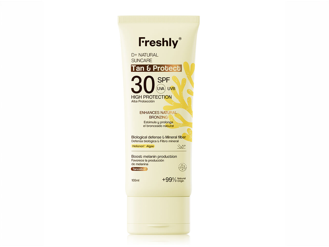 PROTETOR SOLAR FRESHLY D+NTURALTAN&PROTECTSPF30 100ML image number 0