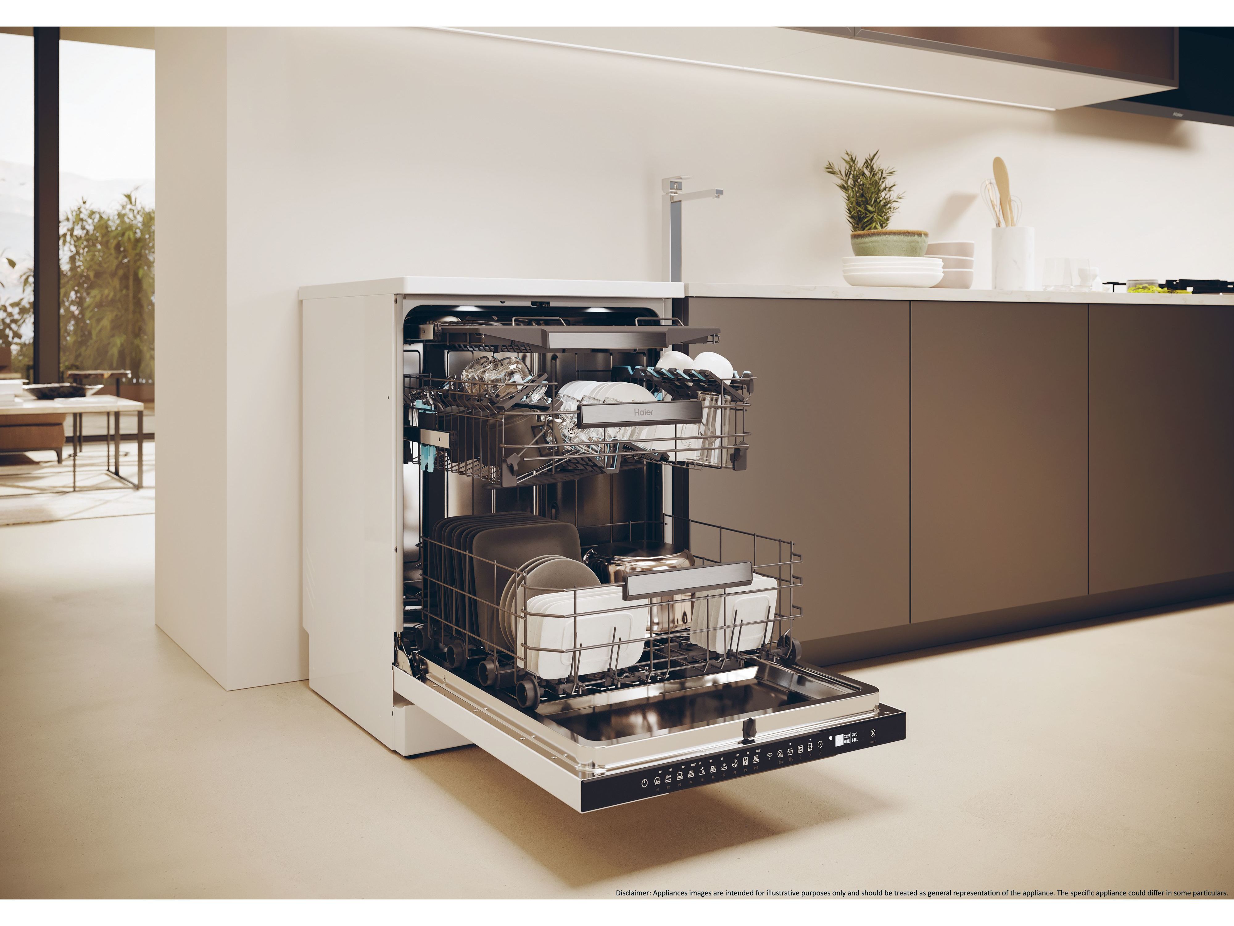 M&Aacute;QUINA DE LAVAR LOI&Ccedil;A HAIER XF 6B2M3PW BRANCO B 16 CONJUNTOS image number 11