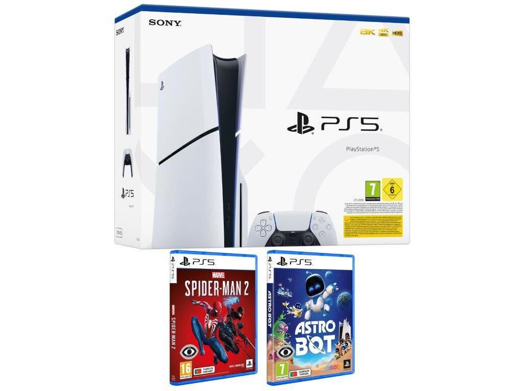 CONSOLA STANDARD PS5 +SPIDERMAN2+ASTROBOT