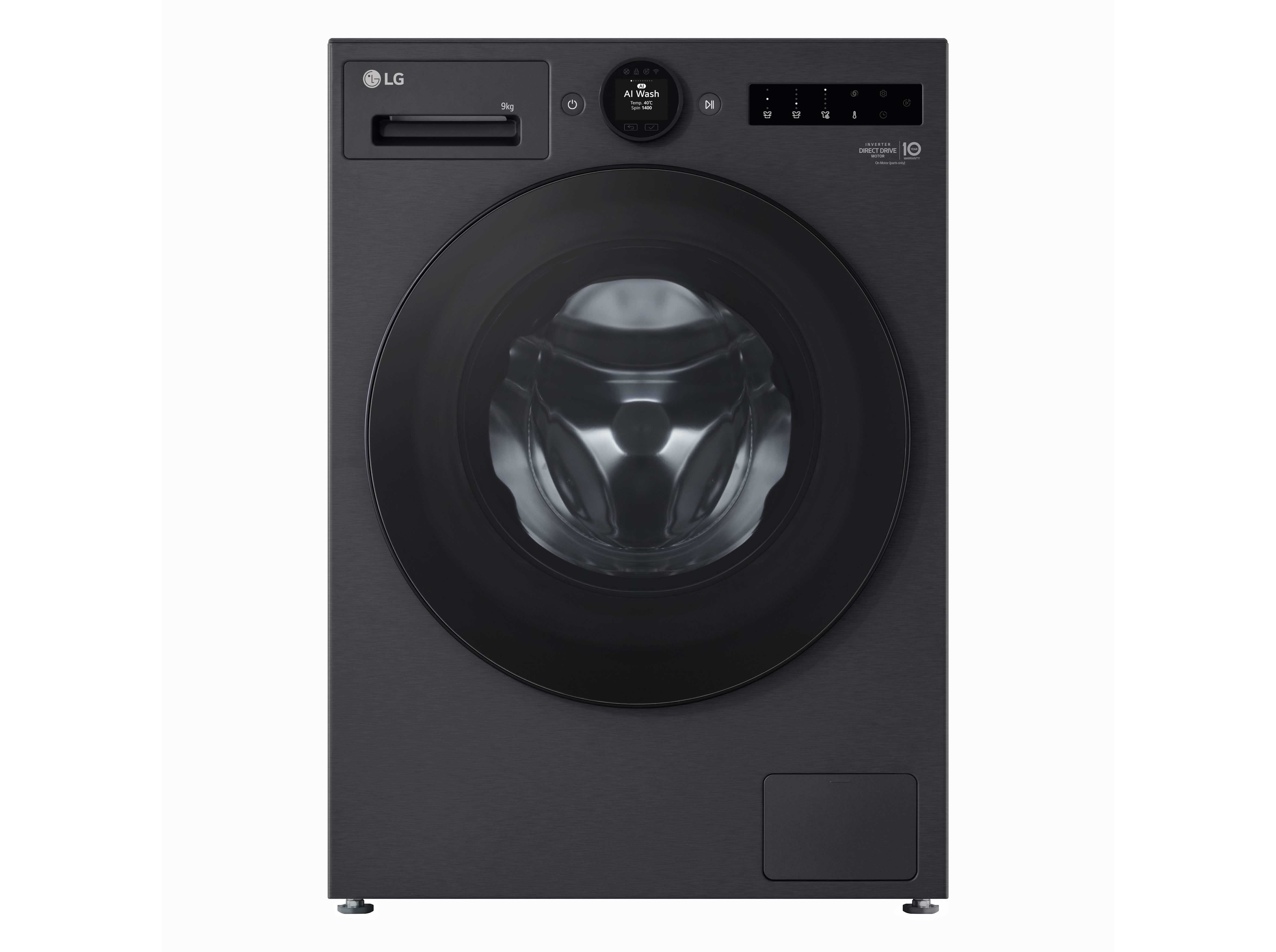 M&Aacute;QUINA LAVAR ROUPA LG F4X7009TBB MATTE BLACK A 9KG image number 0