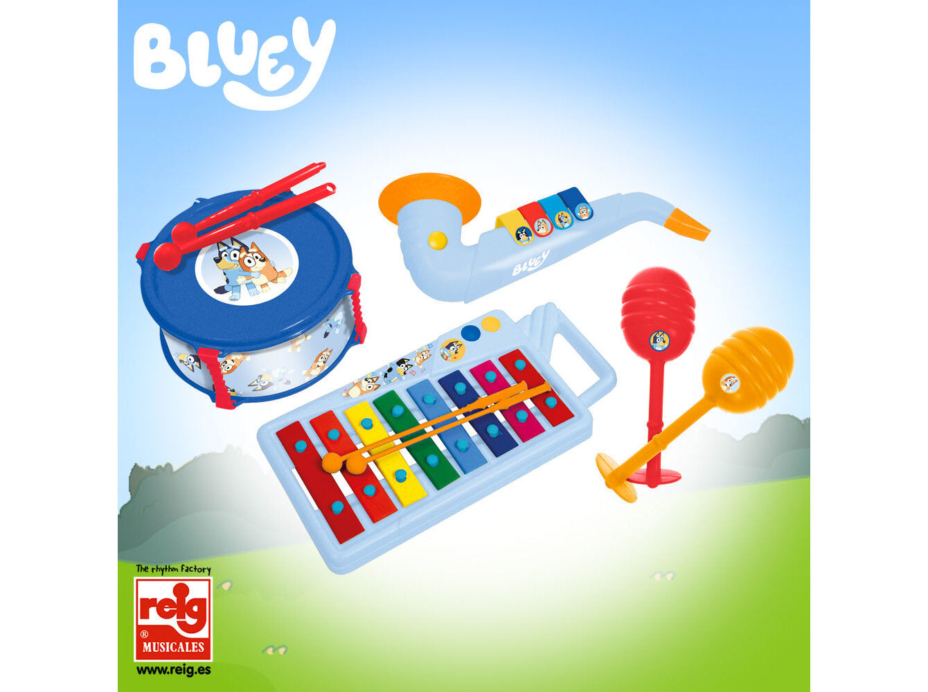 SET MUSICAL BLUEY