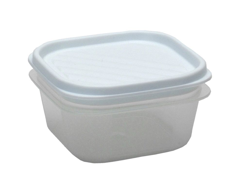 CAIXA HERM&Eacute;TICA QUADRADA COM TAMPA TATAY BRANCO 0.3L image number 0