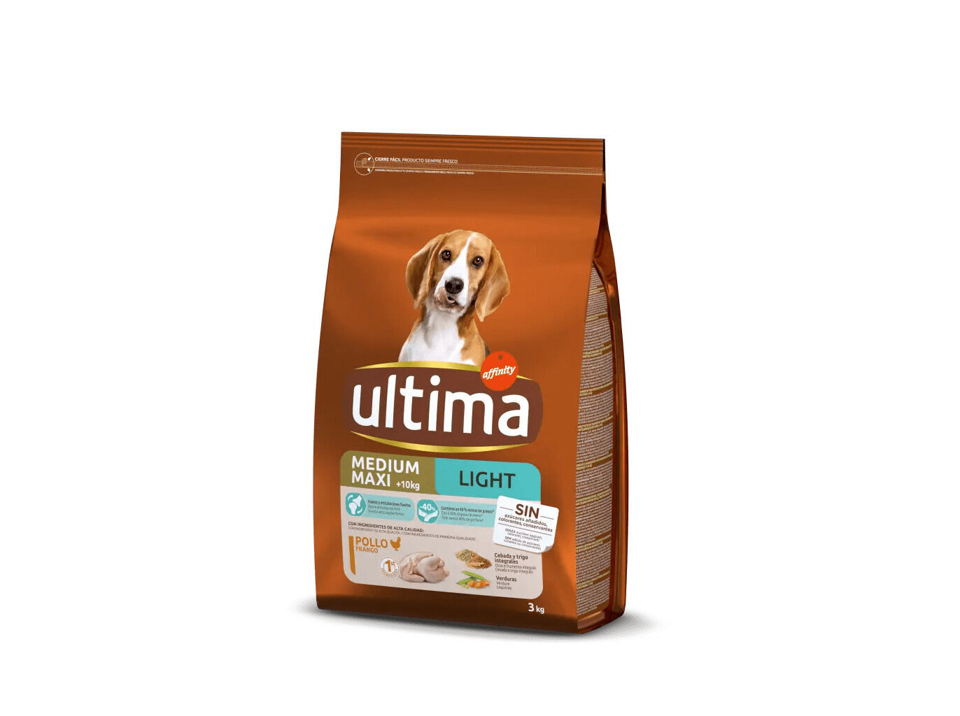 RA&Ccedil;&Atilde;O PARA C&Atilde;O ULTIMA LIGHT COM FRANGO 3KG image number 0