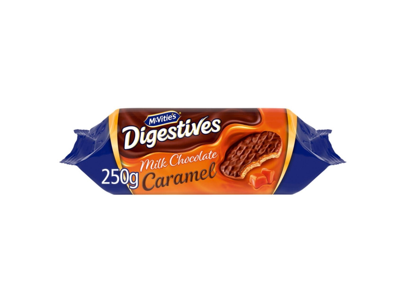 BOLACHAS DIGESTIVAS MCVITIE'S MILK CARAMEL 250G image number 0