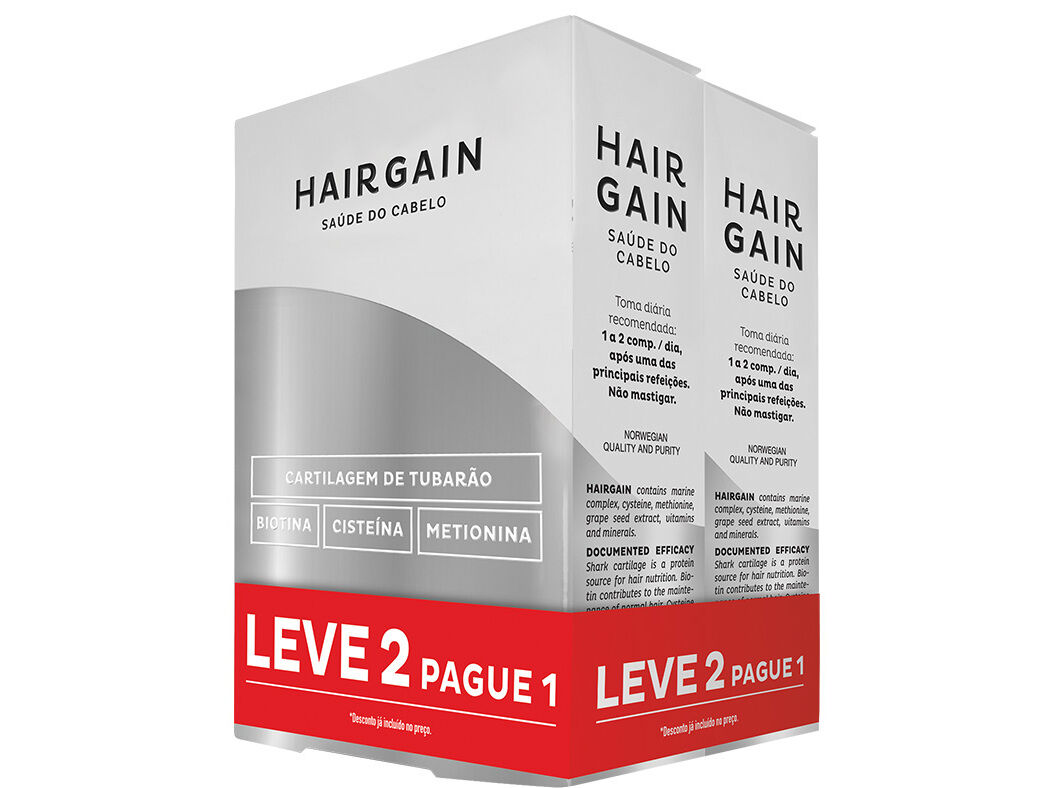 SUPLEMENTO HAIRGAIN LEVE 2 PAGUE 1 120 COMPRIMIDOS image number 0