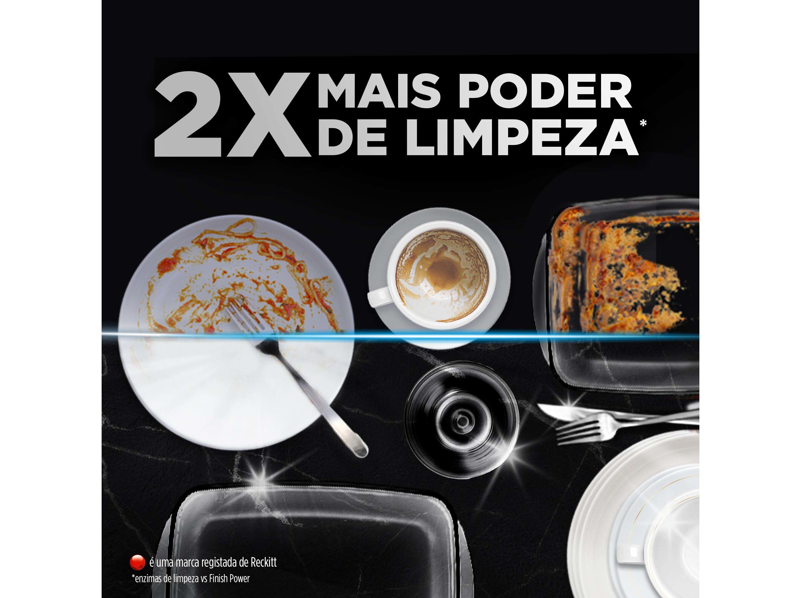 DETERGENTE LOI&Ccedil;A M&Aacute;QUINA FINISH ULTIMATE LIM&Atilde;O 32PASTILHAS image number 1