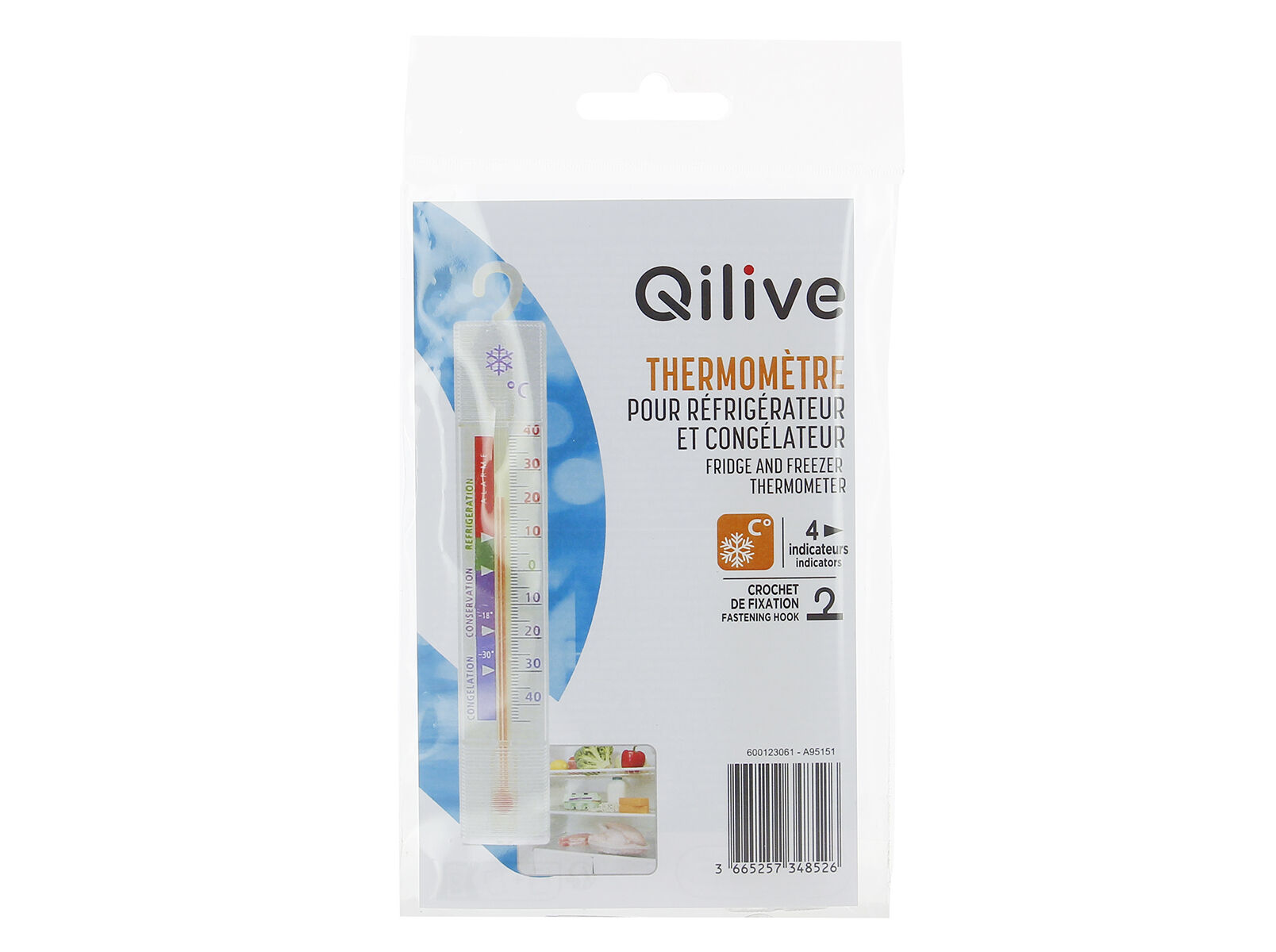 TERM&Oacute;METRO QILIVE 600123061 FRIGORIFICO CONGELADOR