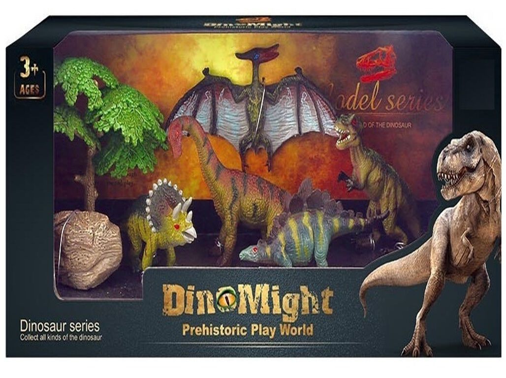 DINOSSAUROS DINOMIGHT PACK 5