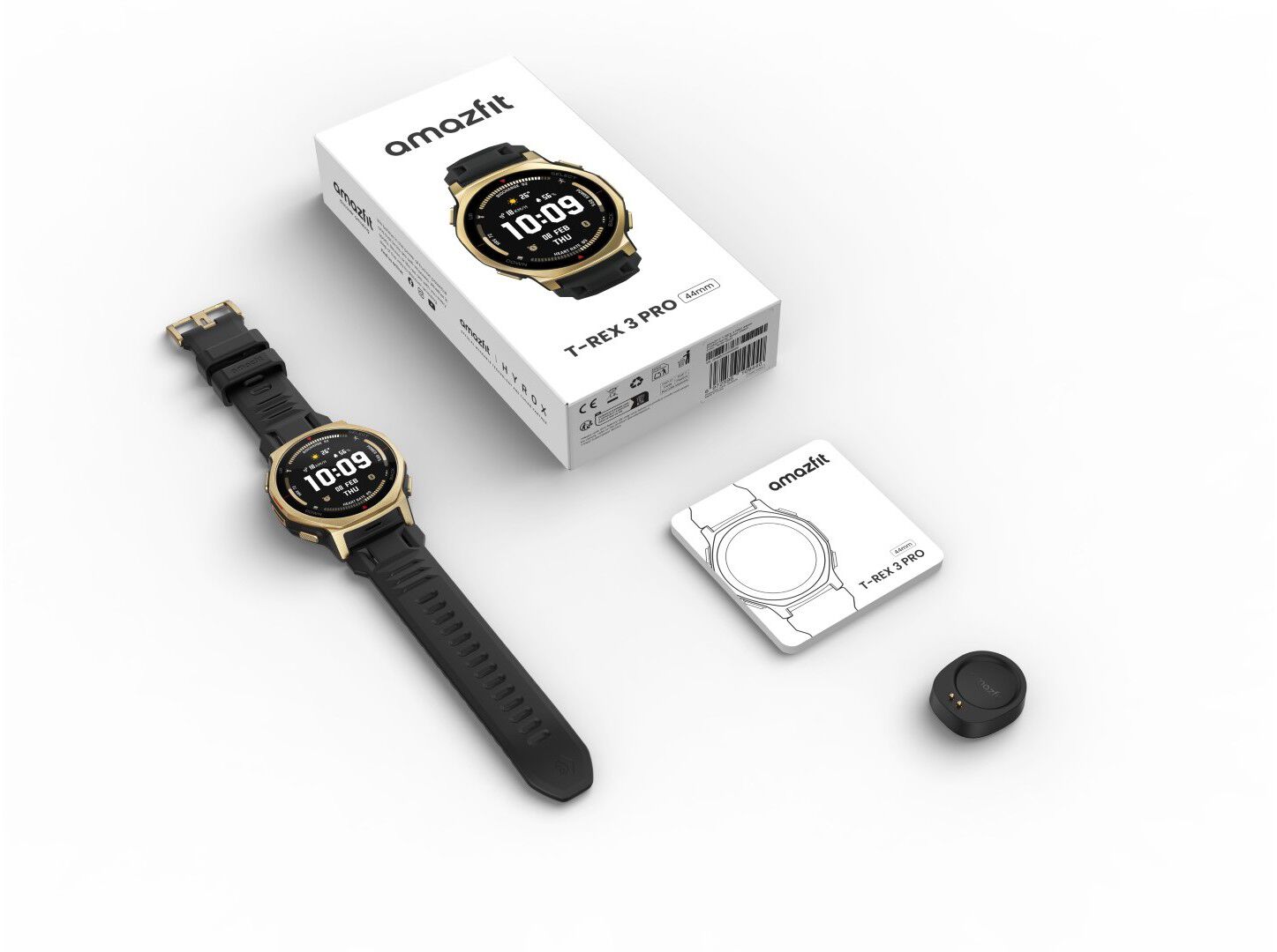 SMARTWATCH AMAZFIT T-REX 3 PRO 44MM BLACK/GOLD image number 3