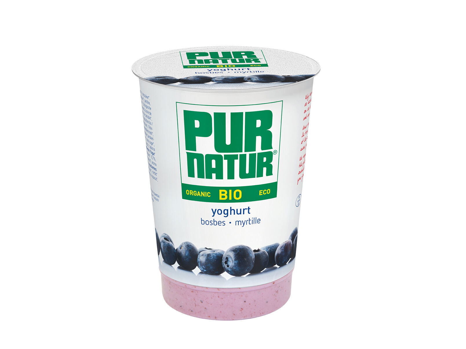IOGURTE BIOLOGICO PUR NATUR MIRTILO 500 GR image number 0