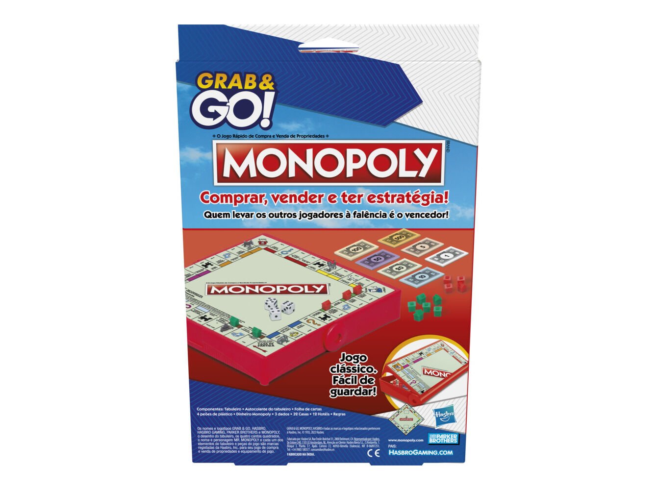JOGO DE VIAGEM MONOPOLY image number 4