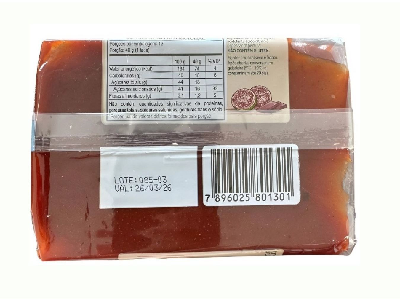 GOIABADA CEP&Ecirc;RA GOIABADA BARRA 500G image number 1