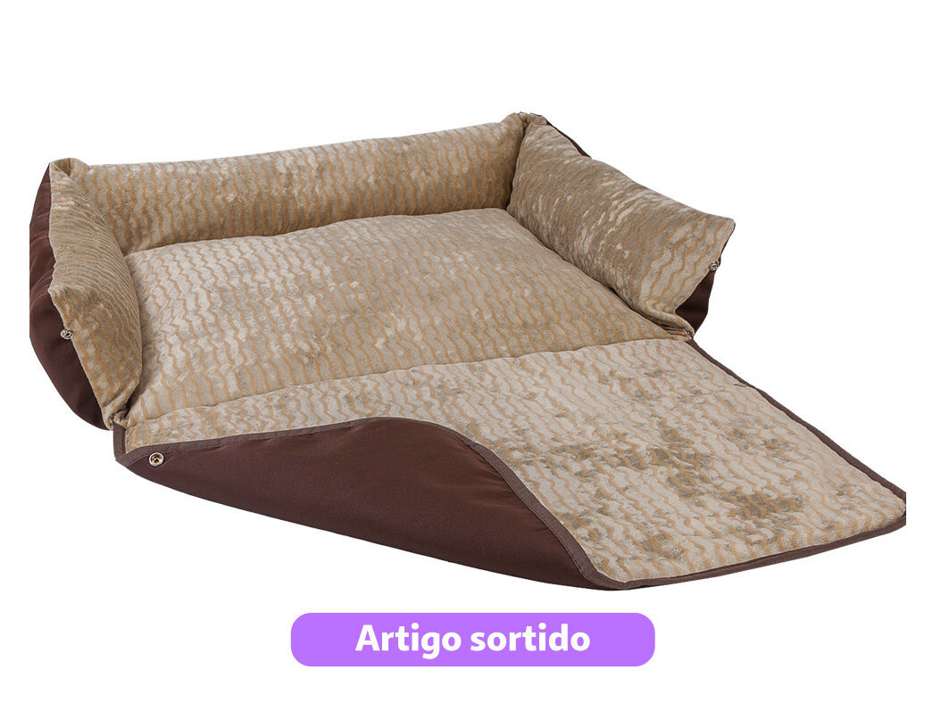 CAMA MMPET SOFT COM PROTE&Ccedil;&Atilde;O DE SOF&Aacute; 65X45CM CORES SORTIDAS