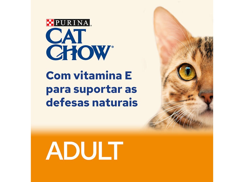 RA&Ccedil;&Atilde;O GATO CAT CHOW ADULTO FRANGO 10KG image number 2