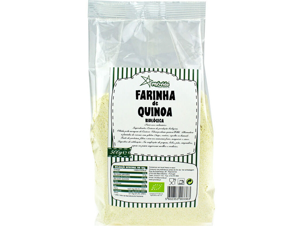 FARINHA PROVIDA DE QUINOA BIO 500G image number 0
