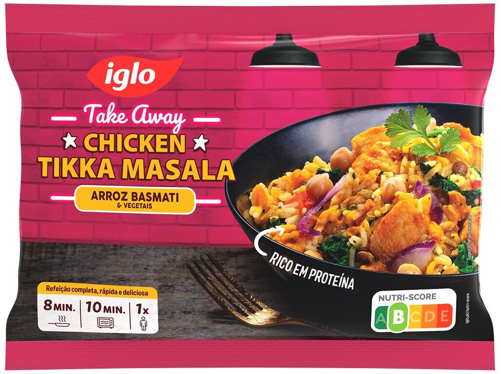ARROZ CHICKEN TIKKA MASALA IGLO TAKE AWAY 400G image number 0