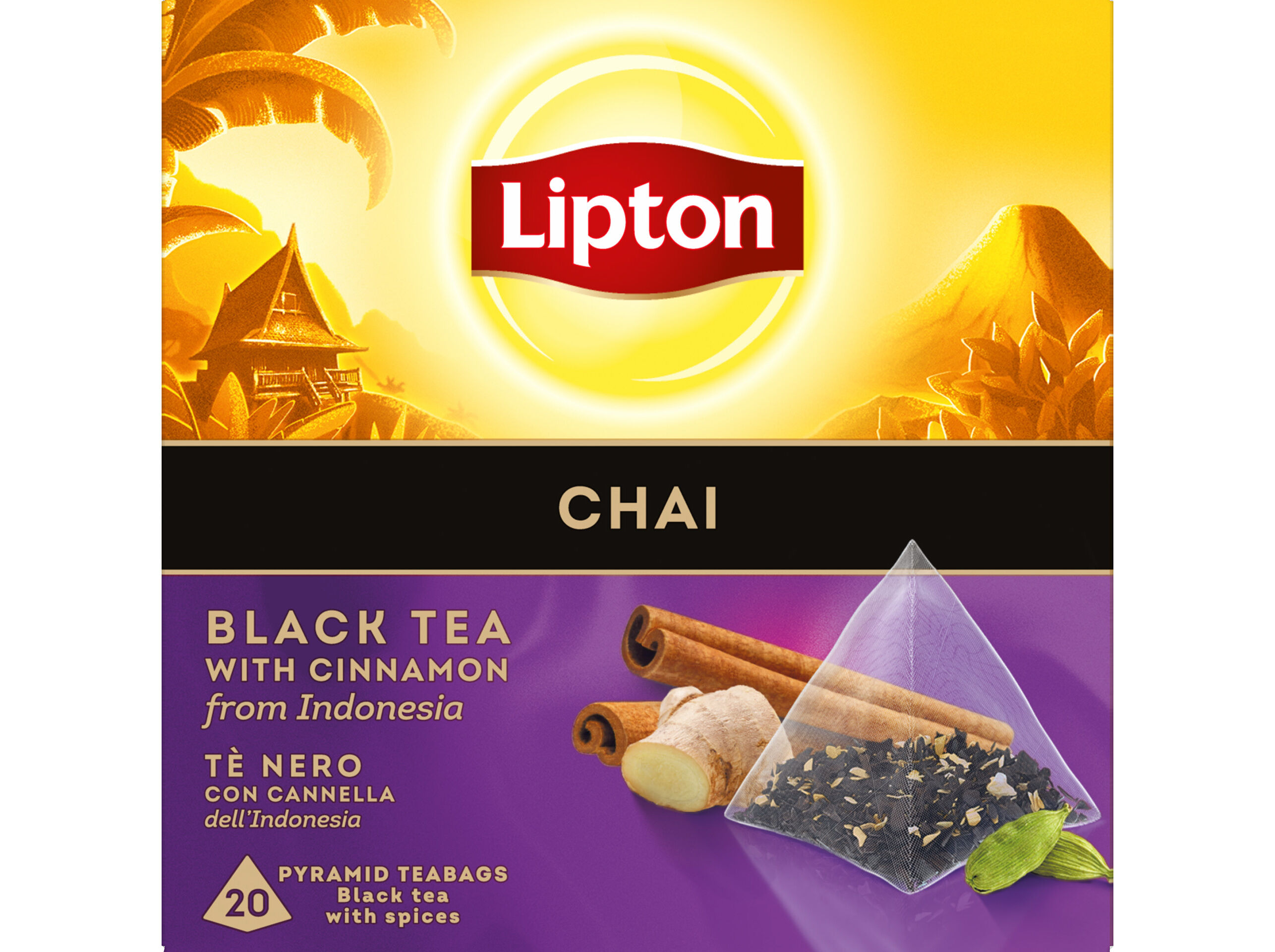 CH&Aacute; PRETO LIPTON CHAI 20 SAQ image number 0
