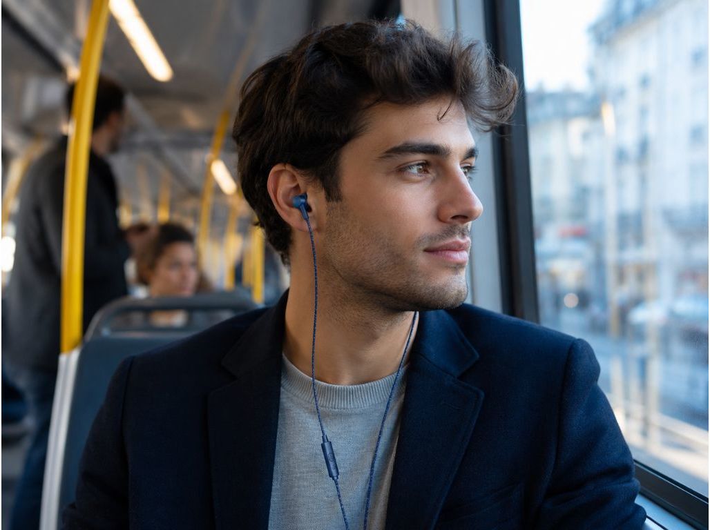 AURICULARES COM FIO QILIVE Q.1422 (IN-EAR AZUL USB-C) image number 2