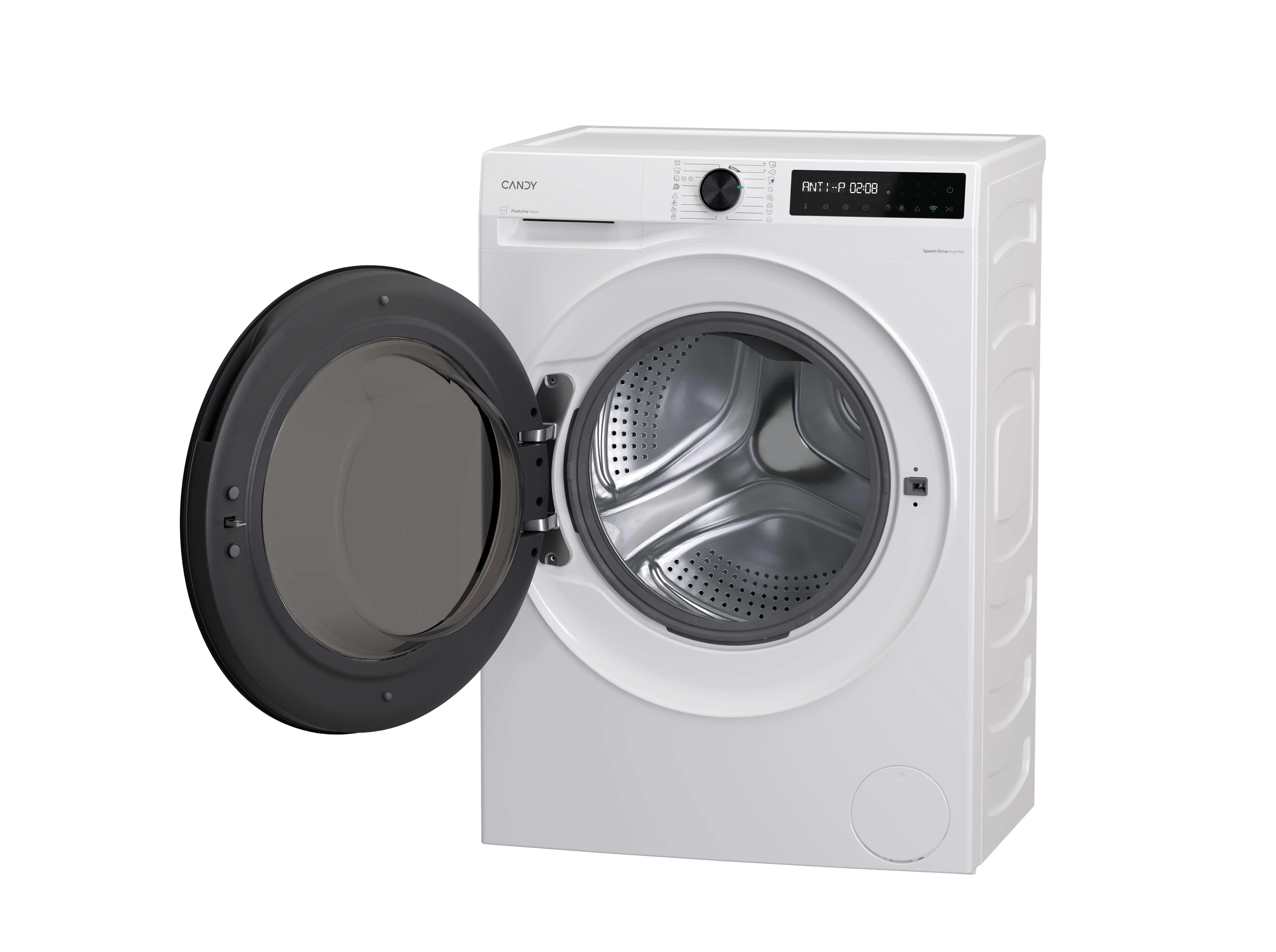 M&Aacute;QUINA DE LAVAR E SECAR ROUPA CANDY BWR 495BL8-S BRANCO A-20% L9S5KG 1400RPM image number 3