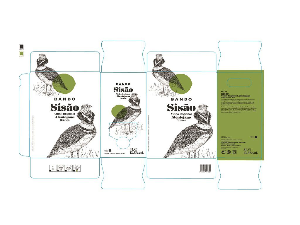 VINHO BRANCO BANDO SIS&Atilde;O REGIONAL ALENTEJANO BAG IN BOX 3L image number 1