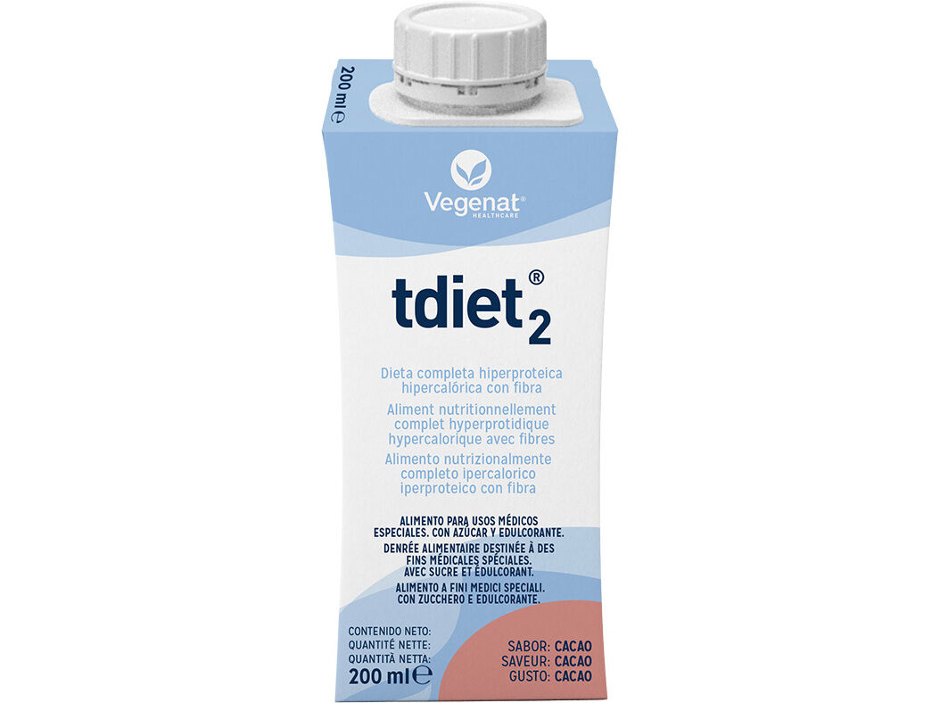 SUPLEMETO NUTRISENS TDIET 2 CACAU 200 ML image number 0