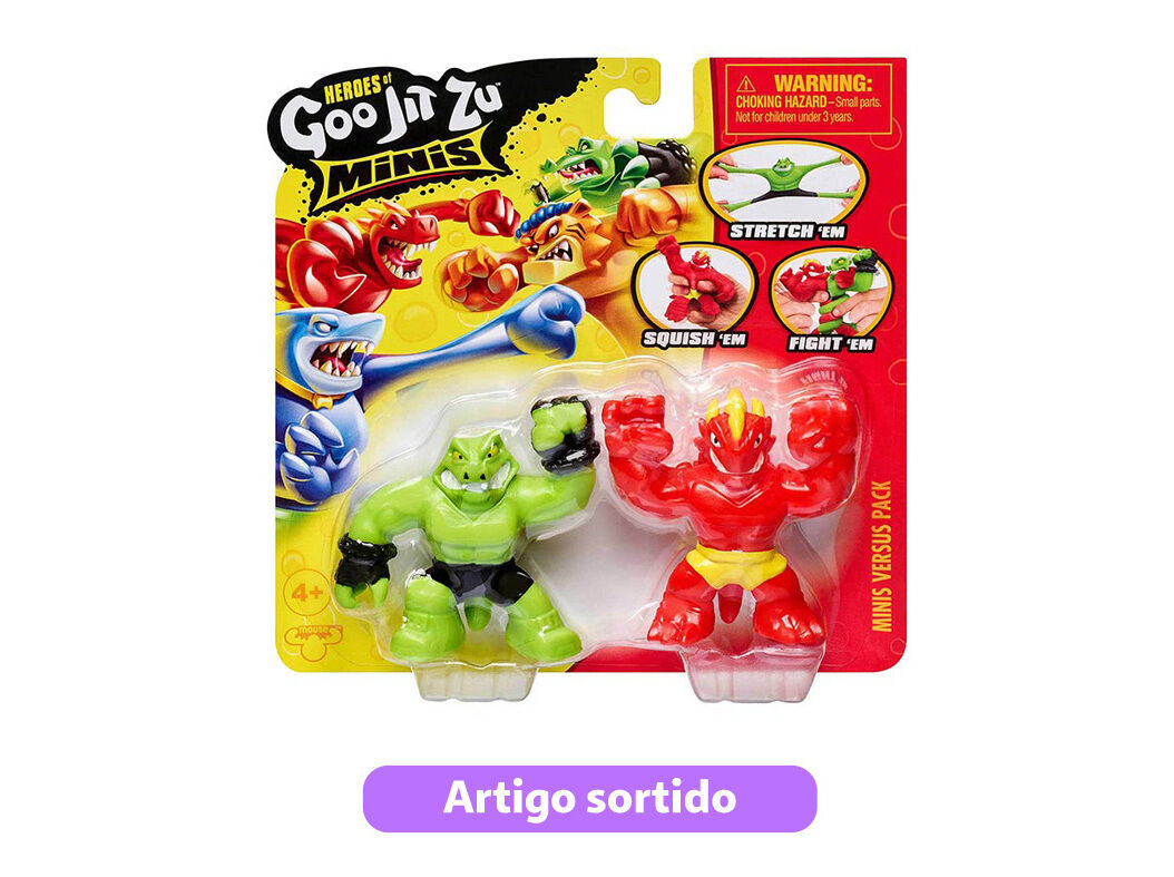 CONJUNTO DE 2 MINI FIGURAS GOO JIT ZU MODELOS SORTIDOS image number 0