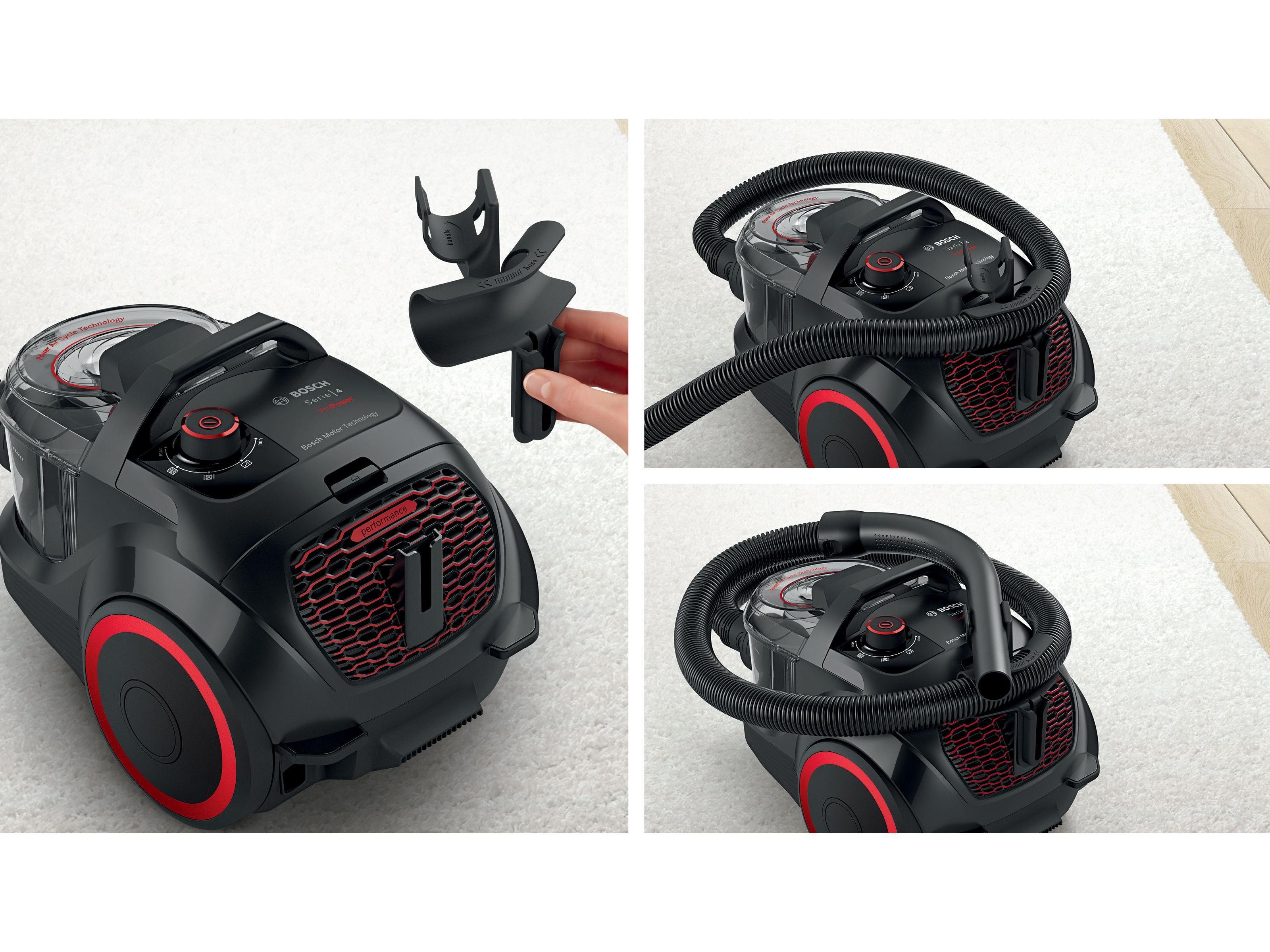 ASPIRADOR SEM SACO BOSCH BGC21POW1 PROPOWER PRETO image number 7