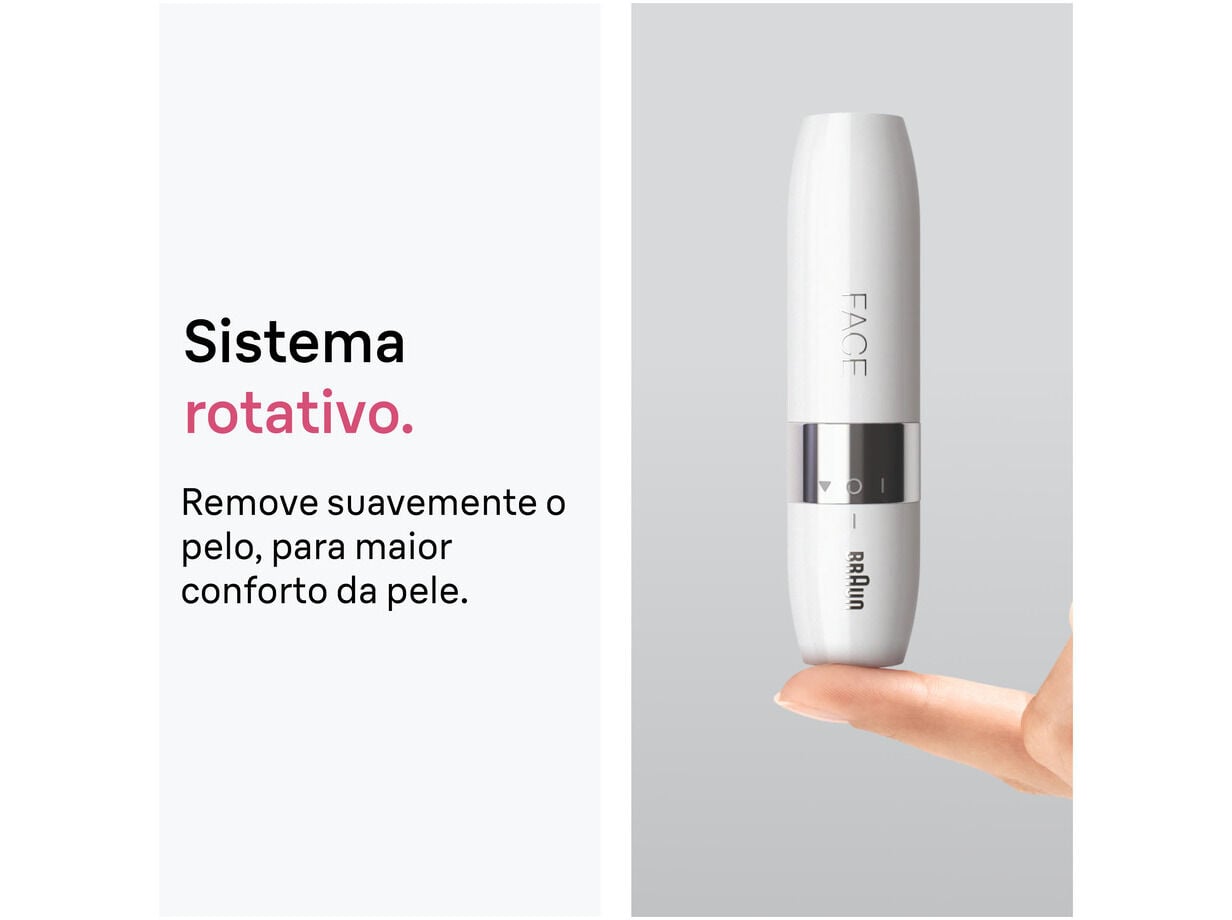 MINI DEPILADORA FACIAL BRAUN FS1000 1UN image number 4
