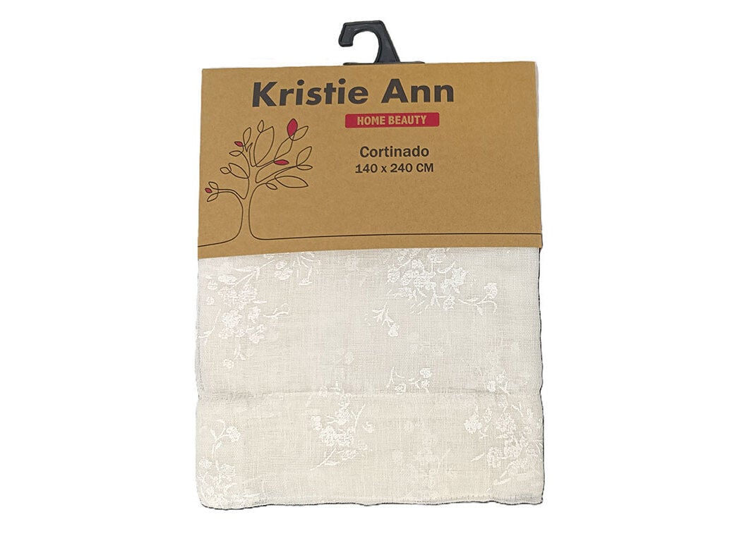 CORTINADO KOCHIE BEGE 140X240 CM