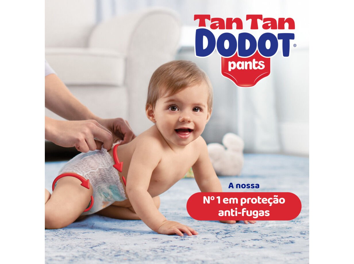 FRALDAS CUECA PANTS DODOT T4 9-15KG 62 UN image number 3