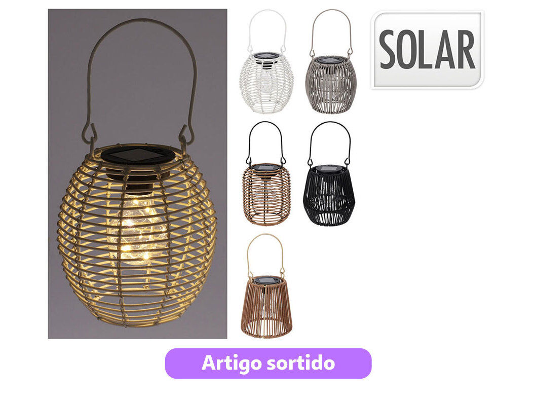 L&Acirc;MPADA SOLAR 15X15X16CM MODELOS SORTIDOS