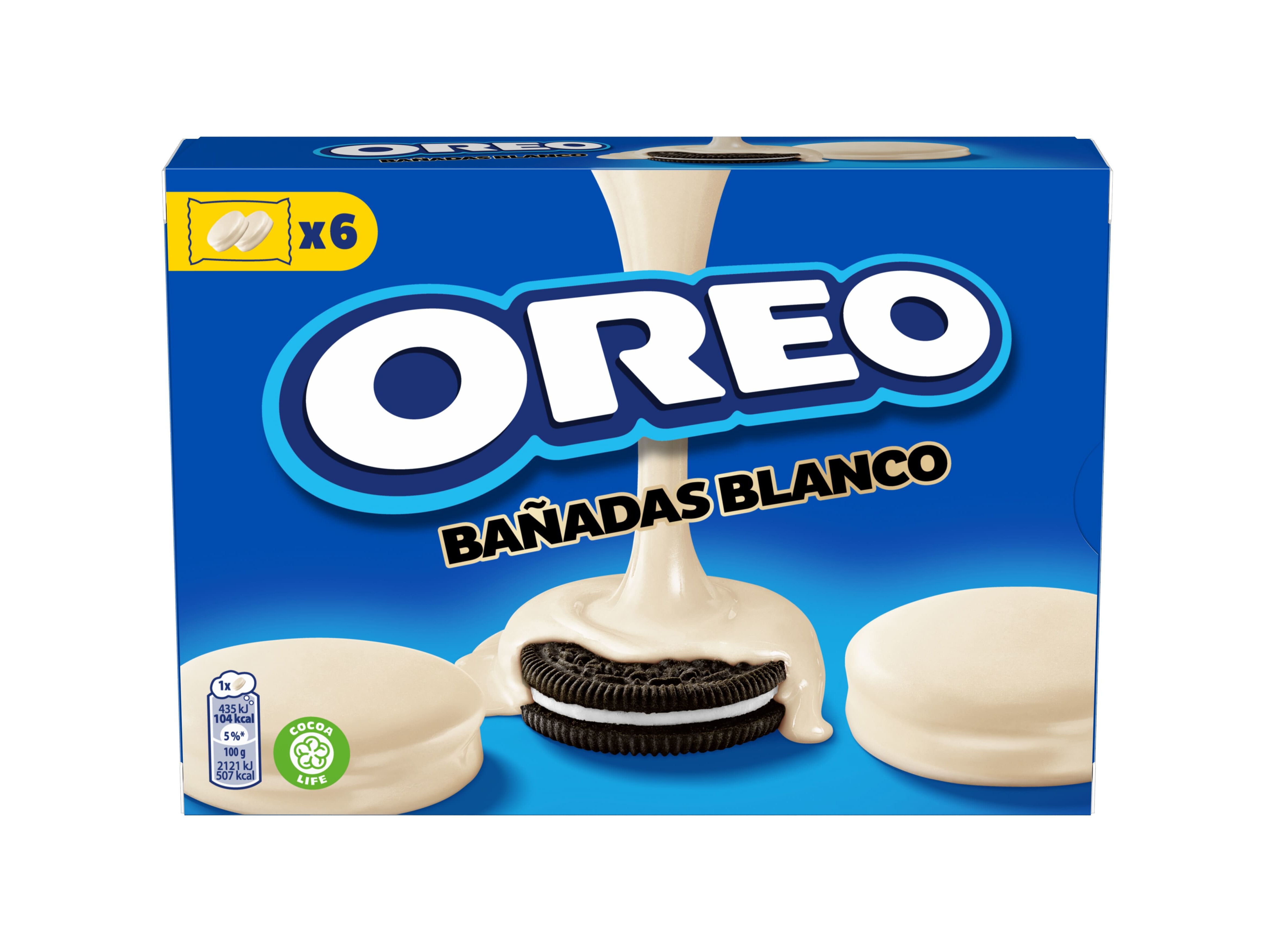 BOLACHA OREO COBERTA CHOCOLATE BRANCO 246G image number 0