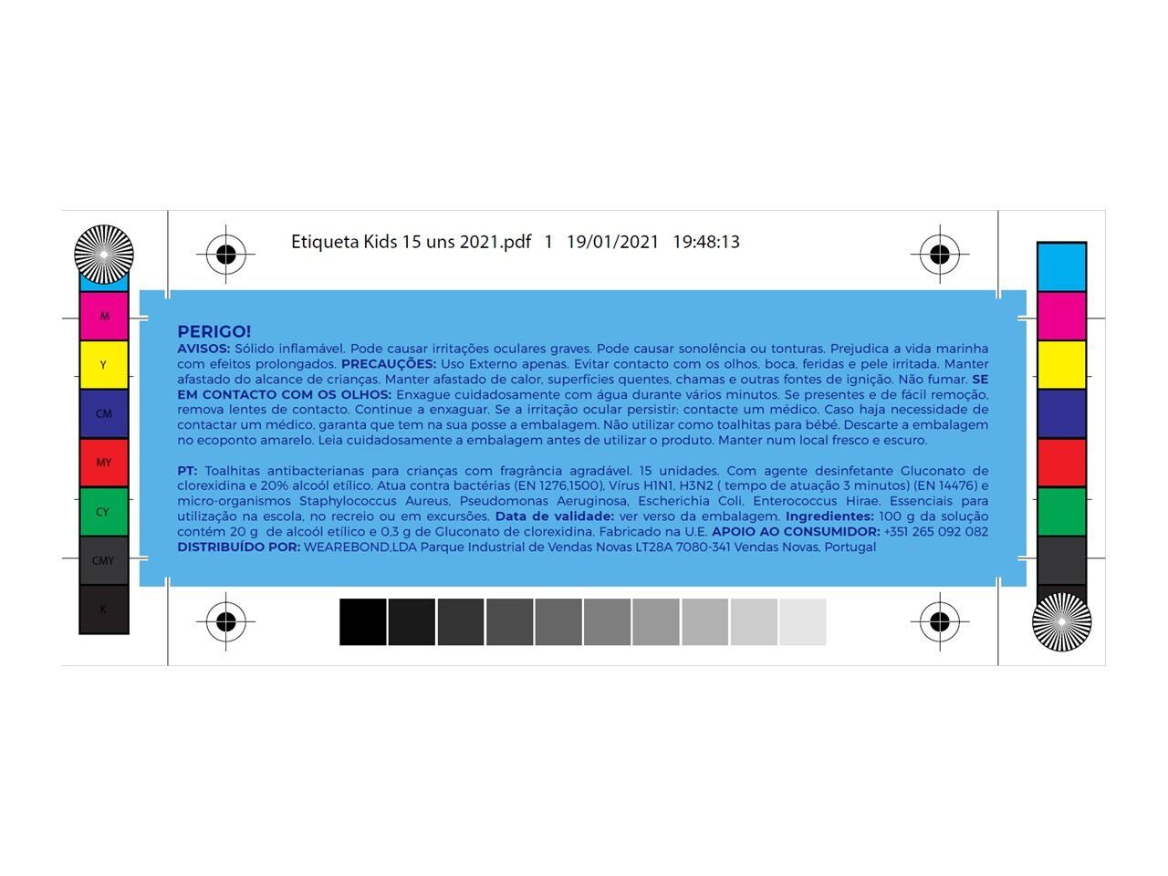 TOALHITAS SEPTONA ANTIBACTERIANO KIDS 15 UN image number 1